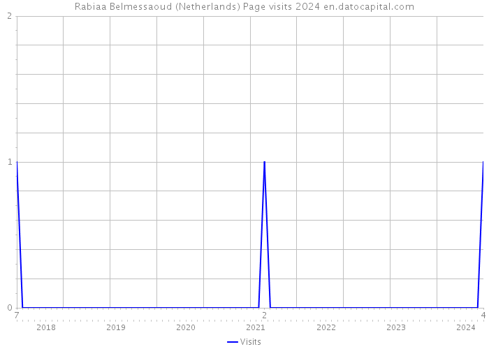 Rabiaa Belmessaoud (Netherlands) Page visits 2024 