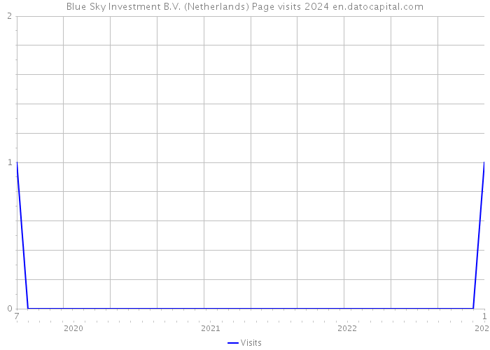 Blue Sky Investment B.V. (Netherlands) Page visits 2024 