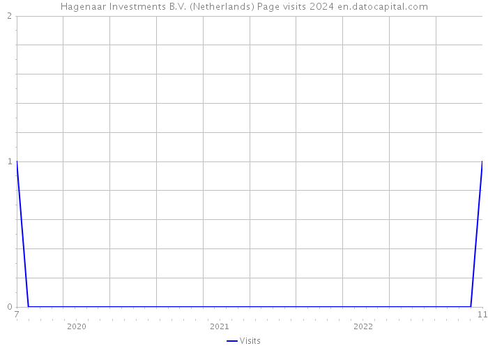 Hagenaar Investments B.V. (Netherlands) Page visits 2024 