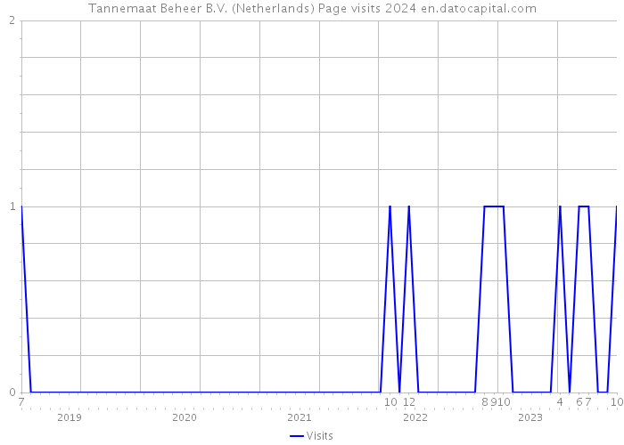Tannemaat Beheer B.V. (Netherlands) Page visits 2024 