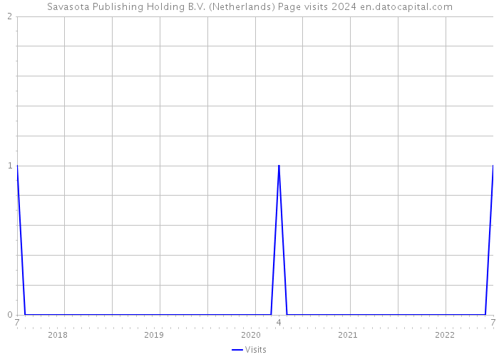 Savasota Publishing Holding B.V. (Netherlands) Page visits 2024 