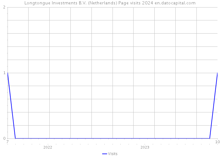 Longtongue Investments B.V. (Netherlands) Page visits 2024 