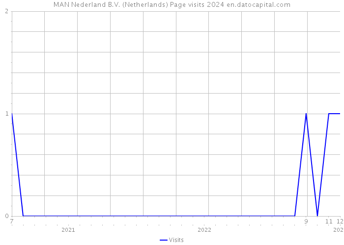MAN Nederland B.V. (Netherlands) Page visits 2024 