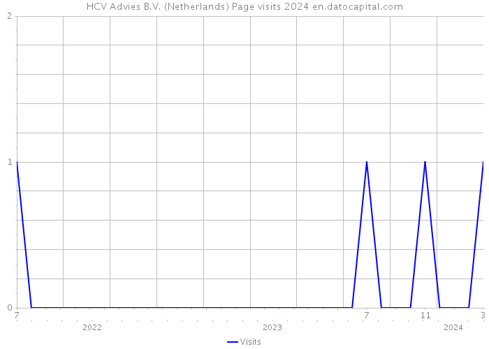 HCV Advies B.V. (Netherlands) Page visits 2024 