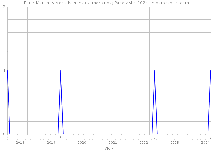 Peter Martinus Maria Nijnens (Netherlands) Page visits 2024 