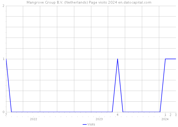 Mangrove Group B.V. (Netherlands) Page visits 2024 