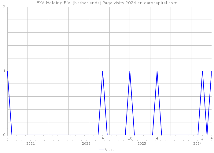EXA Holding B.V. (Netherlands) Page visits 2024 