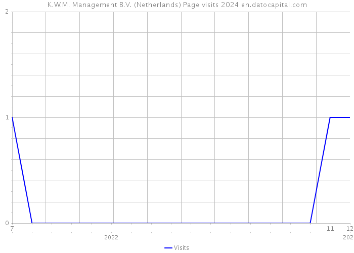 K.W.M. Management B.V. (Netherlands) Page visits 2024 