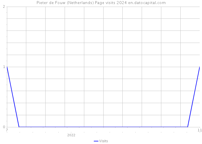 Pieter de Fouw (Netherlands) Page visits 2024 
