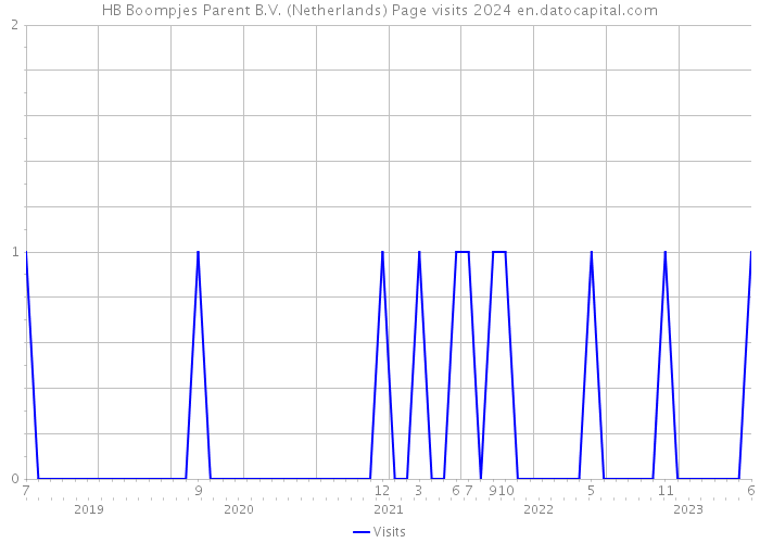 HB Boompjes Parent B.V. (Netherlands) Page visits 2024 