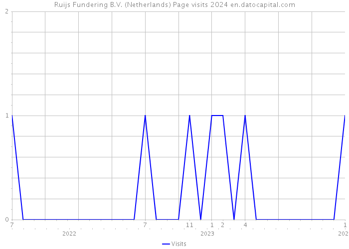 Ruijs Fundering B.V. (Netherlands) Page visits 2024 