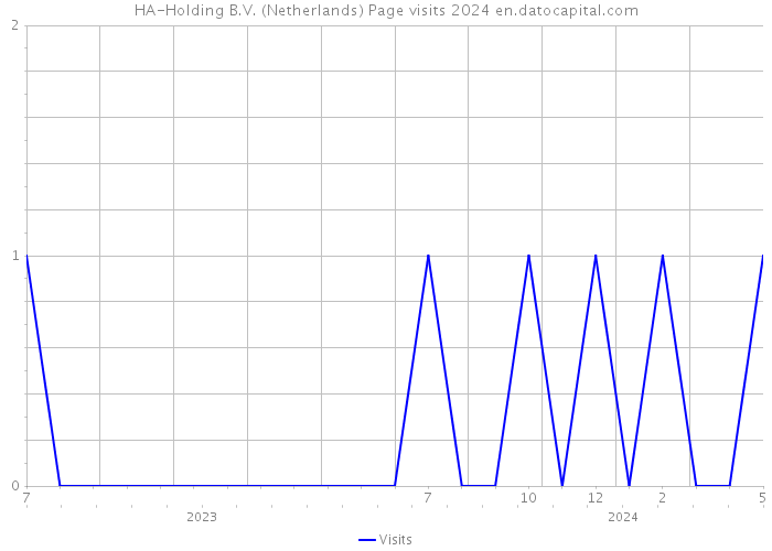 HA-Holding B.V. (Netherlands) Page visits 2024 