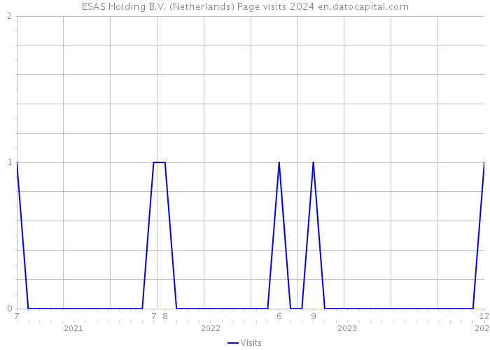 ESAS Holding B.V. (Netherlands) Page visits 2024 