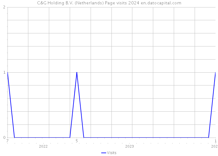 C&G Holding B.V. (Netherlands) Page visits 2024 