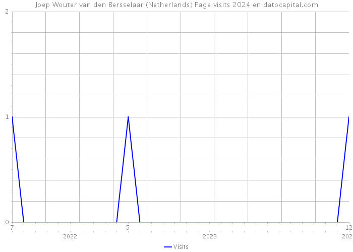 Joep Wouter van den Bersselaar (Netherlands) Page visits 2024 