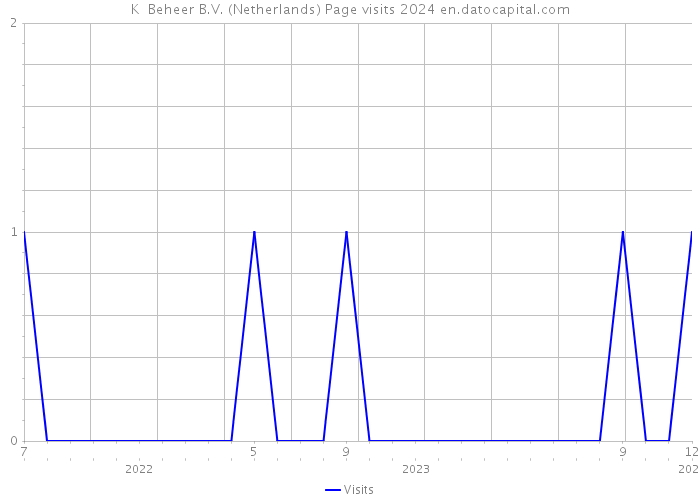 K+ Beheer B.V. (Netherlands) Page visits 2024 