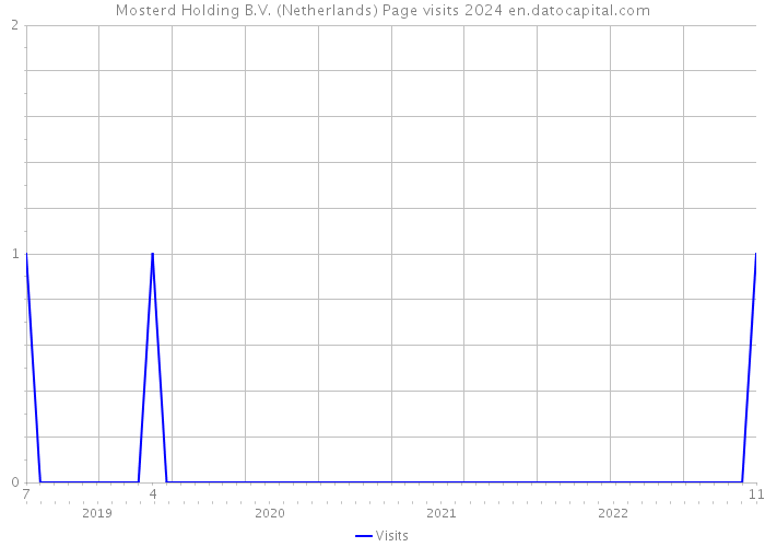 Mosterd Holding B.V. (Netherlands) Page visits 2024 