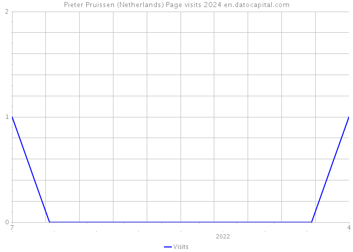 Pieter Pruissen (Netherlands) Page visits 2024 