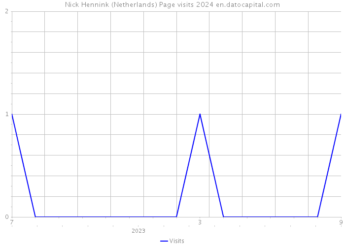 Nick Hennink (Netherlands) Page visits 2024 