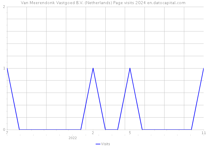 Van Meerendonk Vastgoed B.V. (Netherlands) Page visits 2024 
