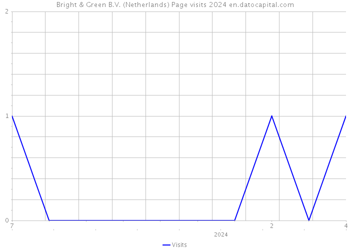Bright & Green B.V. (Netherlands) Page visits 2024 