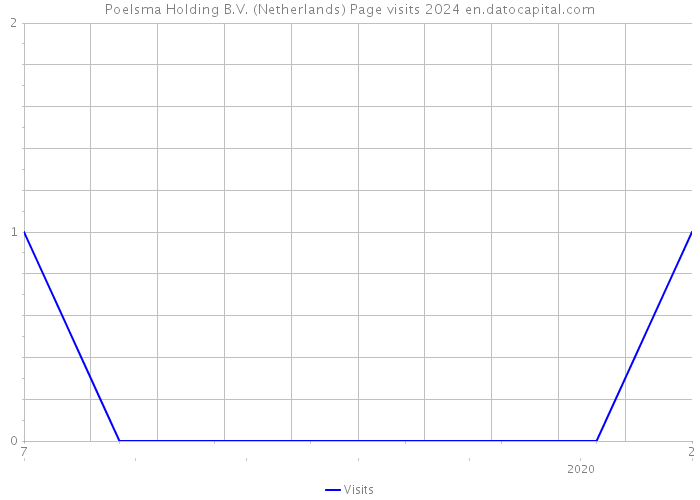 Poelsma Holding B.V. (Netherlands) Page visits 2024 