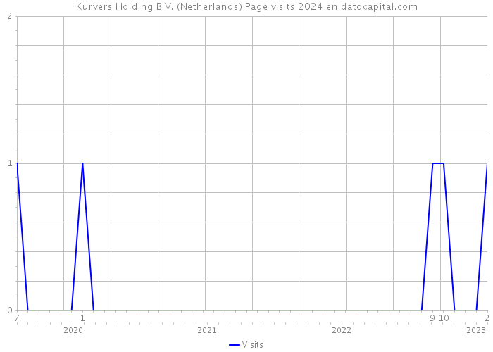 Kurvers Holding B.V. (Netherlands) Page visits 2024 