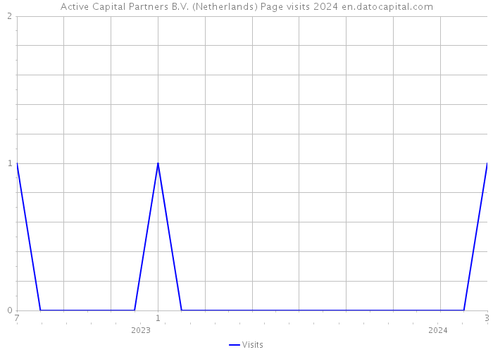 Active Capital Partners B.V. (Netherlands) Page visits 2024 