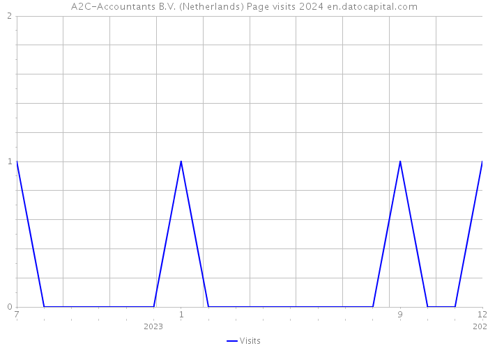 A2C-Accountants B.V. (Netherlands) Page visits 2024 