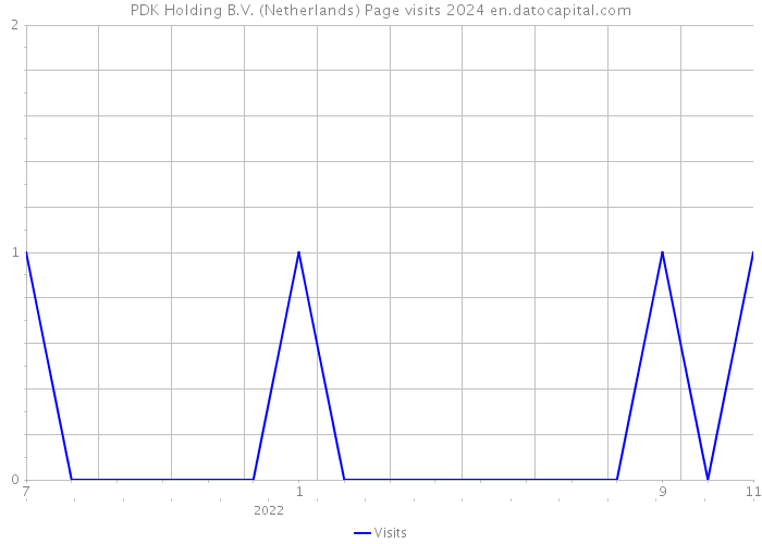 PDK Holding B.V. (Netherlands) Page visits 2024 