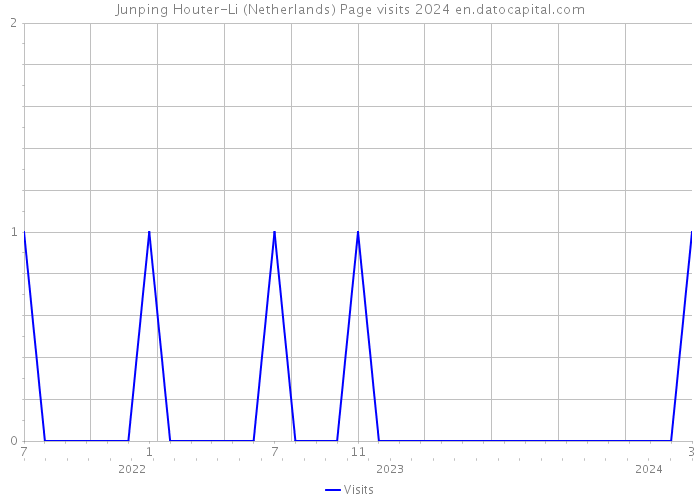 Junping Houter-Li (Netherlands) Page visits 2024 