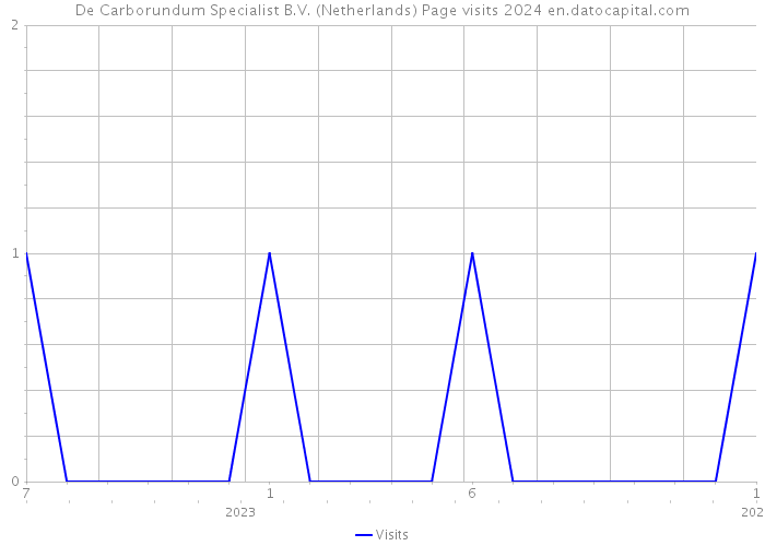 De Carborundum Specialist B.V. (Netherlands) Page visits 2024 