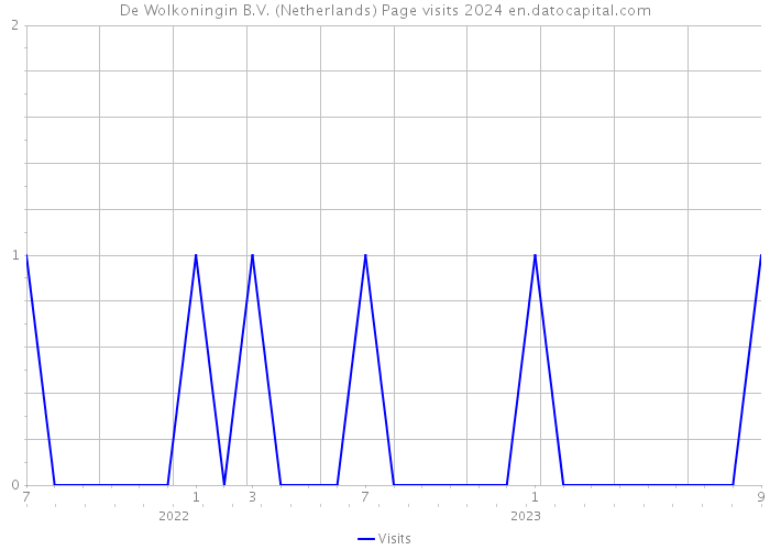 De Wolkoningin B.V. (Netherlands) Page visits 2024 