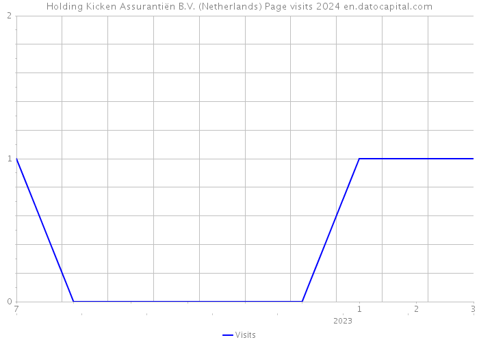 Holding Kicken Assurantiën B.V. (Netherlands) Page visits 2024 