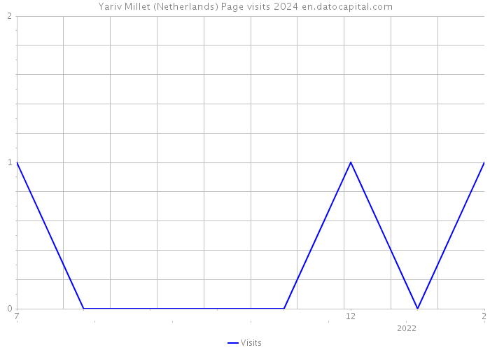 Yariv Millet (Netherlands) Page visits 2024 