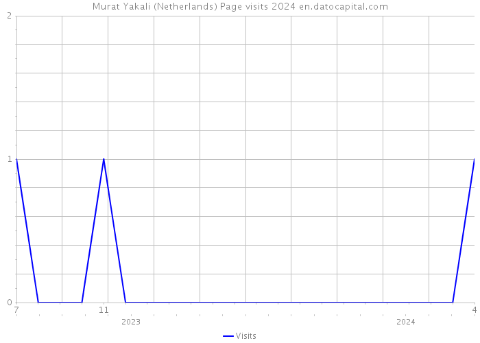 Murat Yakali (Netherlands) Page visits 2024 