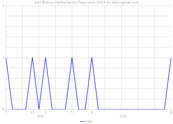 Karl Brasse (Netherlands) Page visits 2024 