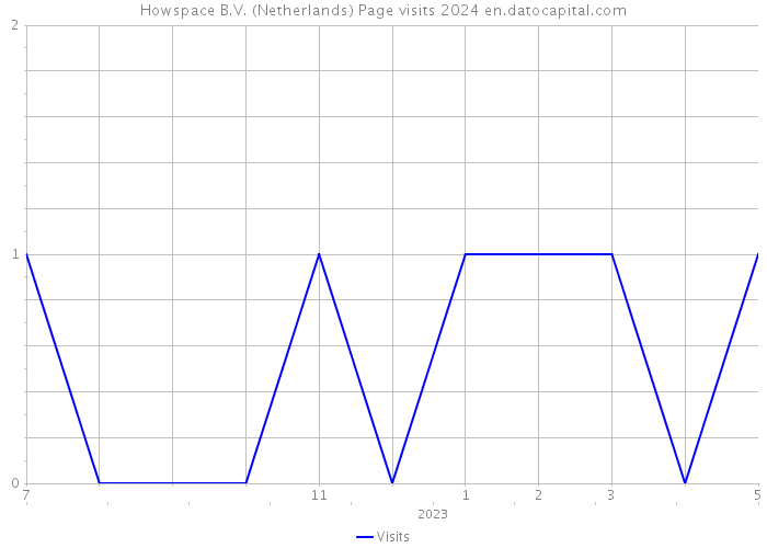 Howspace B.V. (Netherlands) Page visits 2024 