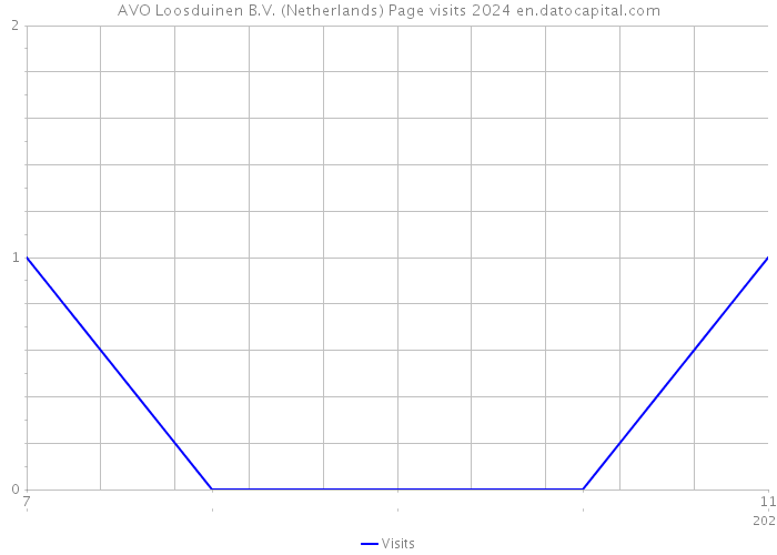 AVO Loosduinen B.V. (Netherlands) Page visits 2024 