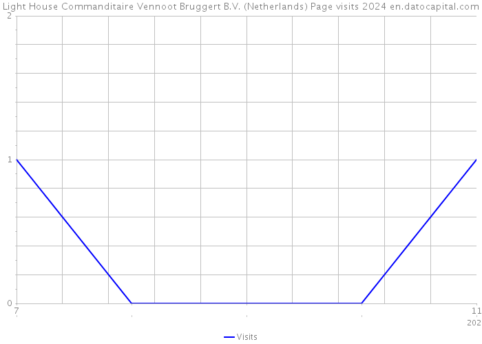 Light House Commanditaire Vennoot Bruggert B.V. (Netherlands) Page visits 2024 