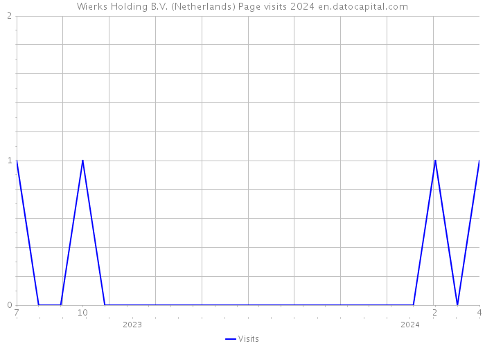 Wierks Holding B.V. (Netherlands) Page visits 2024 