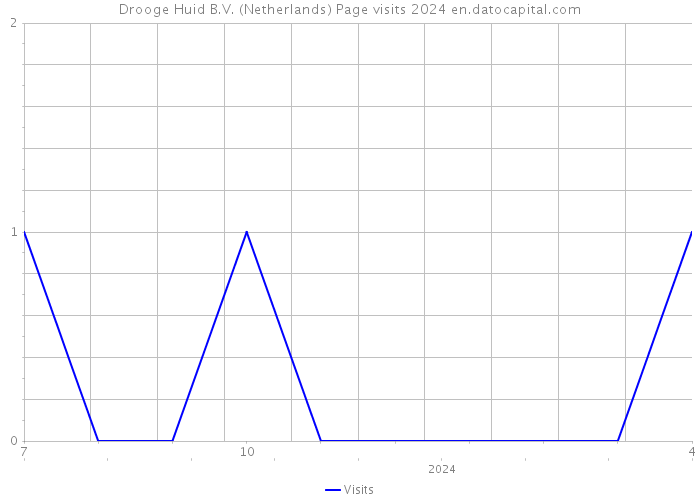 Drooge Huid B.V. (Netherlands) Page visits 2024 