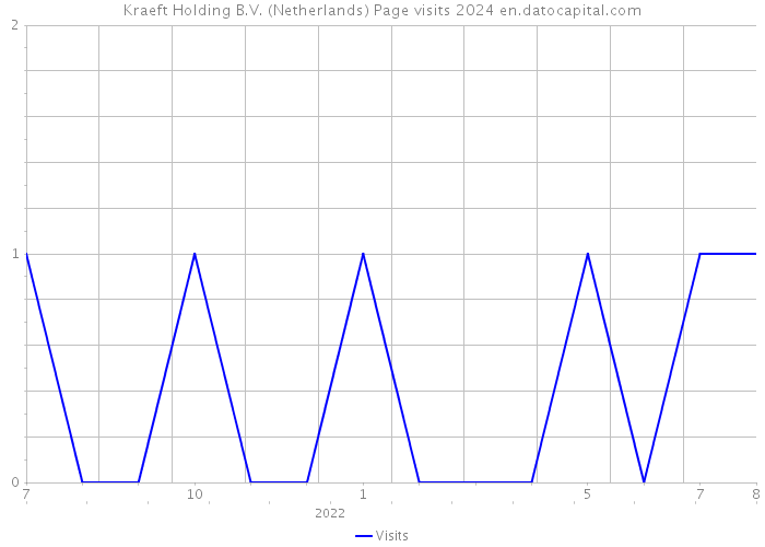 Kraeft Holding B.V. (Netherlands) Page visits 2024 
