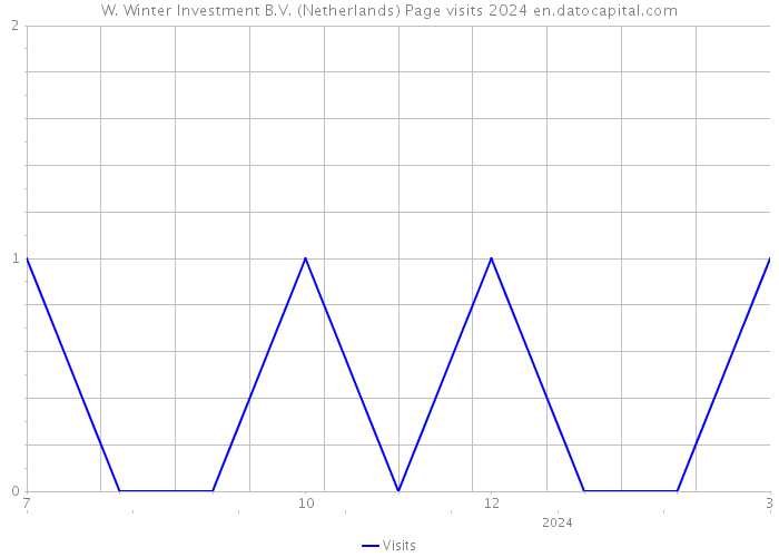 W. Winter Investment B.V. (Netherlands) Page visits 2024 