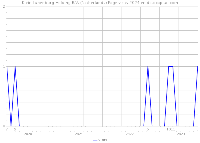 Klein Lunenburg Holding B.V. (Netherlands) Page visits 2024 
