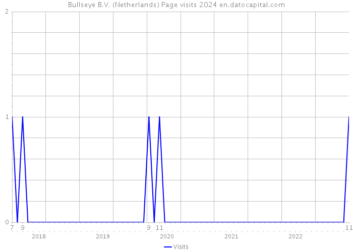 Bullseye B.V. (Netherlands) Page visits 2024 