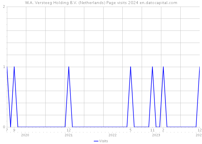 W.A. Versteeg Holding B.V. (Netherlands) Page visits 2024 
