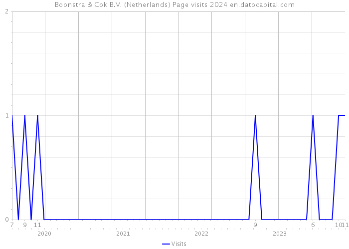 Boonstra & Cok B.V. (Netherlands) Page visits 2024 