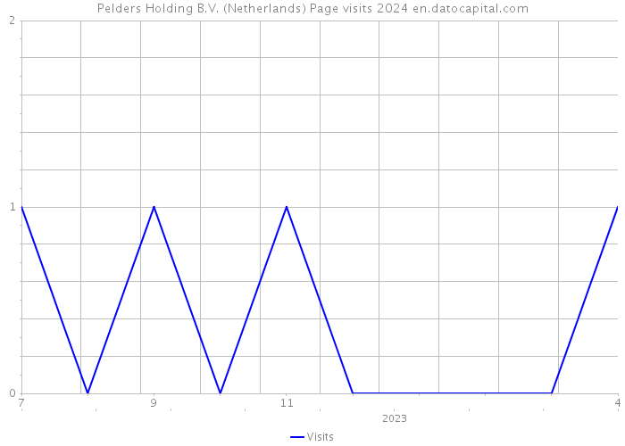 Pelders Holding B.V. (Netherlands) Page visits 2024 