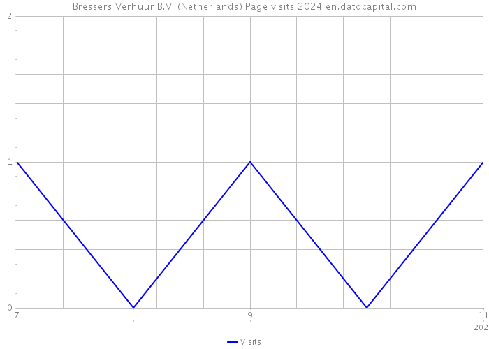 Bressers Verhuur B.V. (Netherlands) Page visits 2024 